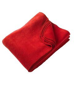 Harriton M999 - 12.7 oz. Fleece Blanket Red
