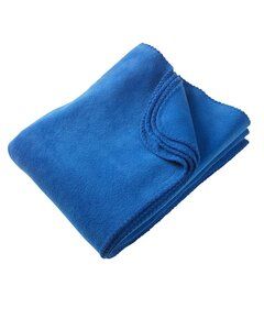 Harriton M999 - 12.7 oz. Fleece Blanket True Royal