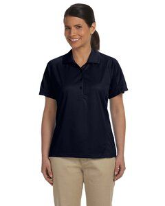 Harriton M374W - Ladies 3.8 oz. Polytech Mesh Insert Polo Navy