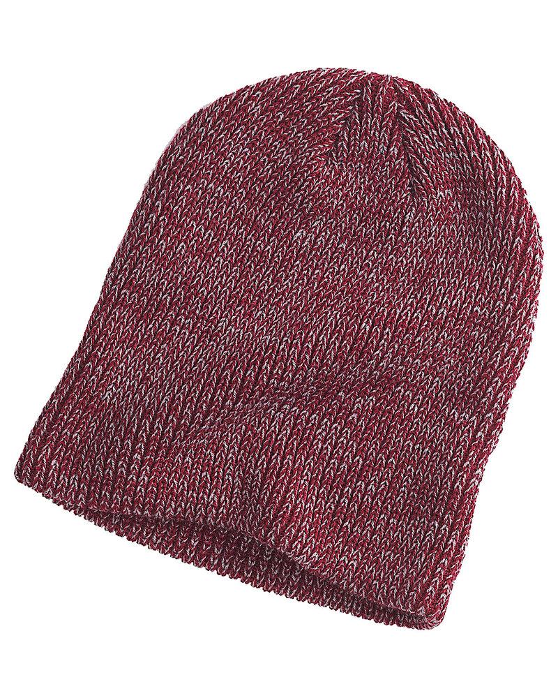 Big Accessories BA524 - Ribbed Marled Beanie