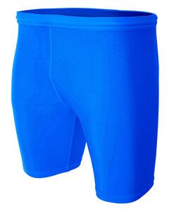 A4 N5259 - Men's 8" Inseam Compression Shorts Royal blue