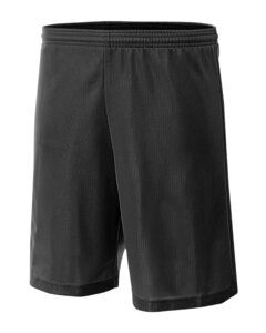 A4 NB5184 - Youth 6" Inseam Micro Mesh Shorts Black