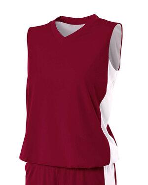 A4 NW2320 - Ladies Reversible Moisture Management Muscle Shirt