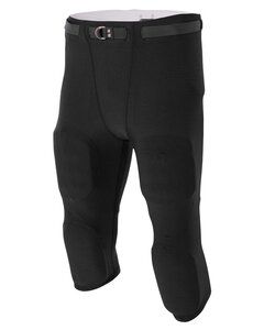 A4 N6181 - Men's Flyless Football Pants Black