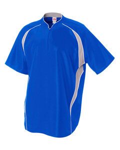 A4 NB4241 - Youth 1/4 Zip Batting Jacket Royal blue