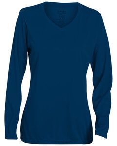 Augusta 1788 - Ladies Wicking Polyester Long-Sleeve Jersey Navy