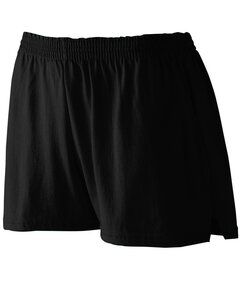 Augusta 987 - Ladies Trim Fit Jersery Short Black