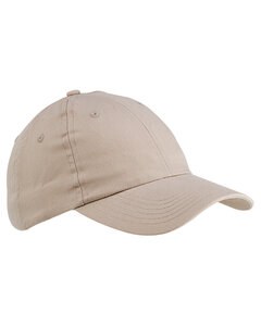 Big Accessories BX001 - 6-Panel Brushed Twill Unstructured Cap Stone