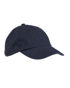 Big Accessories BX005 - 6-Panel Washed Twill Low-Profile Cap Navy