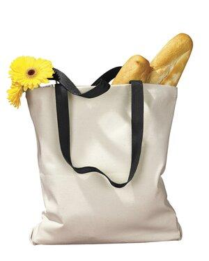 BAGedge BE010 - 12 oz. Canvas Tote with Contrasting Handles