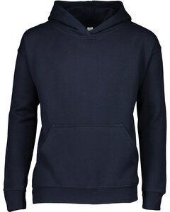 LAT 2296 - Youth Pullover Hooded Sweatshirt Navy