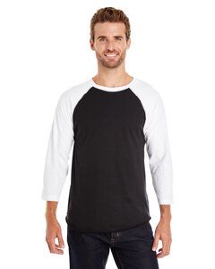 LAT 6930 - Vintage Fine Jersey Three-Quarter Sleeve Baseball T-Shirt