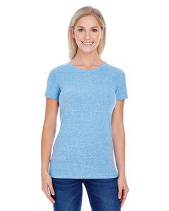 Threadfast 202A - Ladies Triblend Short-Sleeve T-Shirt Royal Triblend