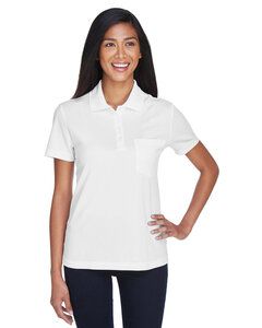 Ash CityCore 365 78181P - Ladies Origin Performance Piqué Polo with Pocket White