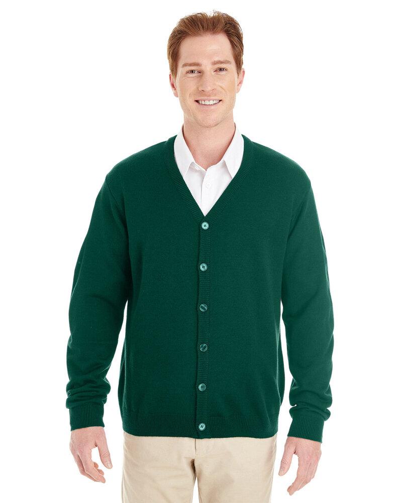 Harriton M425 - Men's Pilbloc V-Neck Button Cardigan Sweater