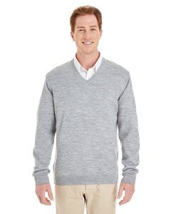 Harriton M420 - Men's Pilbloc V-Neck Sweater Grey Heather