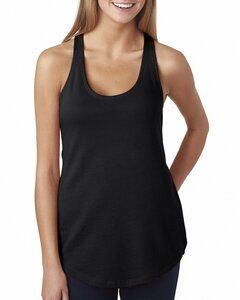 Next Level NL6933 - Ladies' French Terry Racerback Tank Black