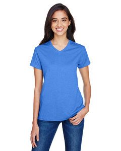 A4 NW3381 - WOMEN'S HEATHER PERFORMANCE V-NECK Royal Heather