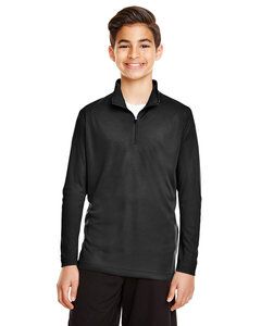 Team 365 TT31Y - Youth Zone Performance Quarter-Zip Black