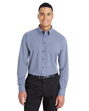 Devon & Jones DG535 - Mens CrownLux Performance Tonal Mini Check Shirt