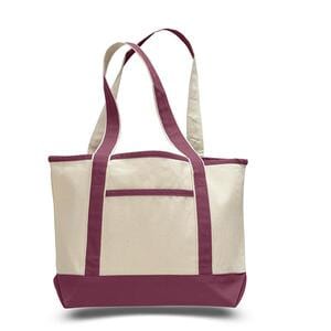 Q-Tees Q125800 - Small Canvas Deluxe Tote Bag