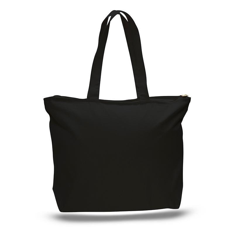 Q-Tees Q611 - Canvas Zipper Tote