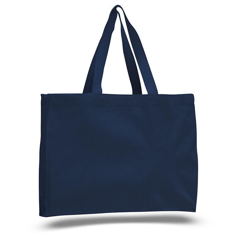 Q-Tees Q750 - Canvas Gusset Tote Bag