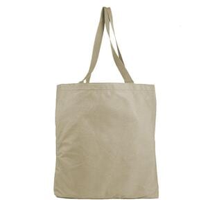 Q-Tees Q91284 - Polyester Tote Bag Natural