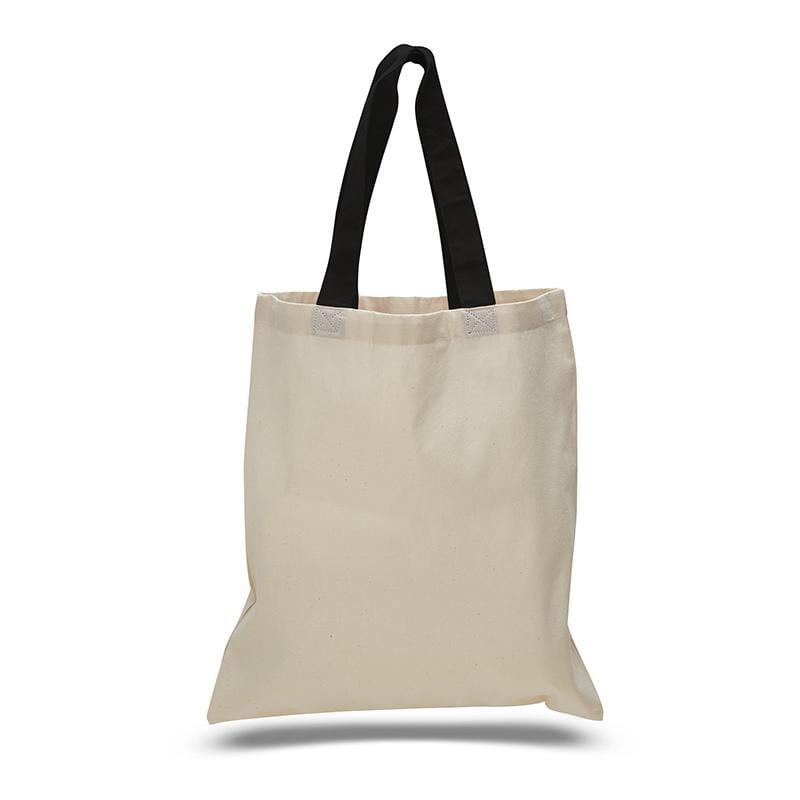 Q-Tees QTB6000 - Economical Tote Bag with Colored Handles