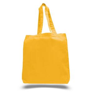 Q-Tees QTBG - Economical Tote Bag with Bottom Gusset Gold