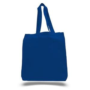 Q-Tees QTBG - Economical Tote Bag with Bottom Gusset Royal blue
