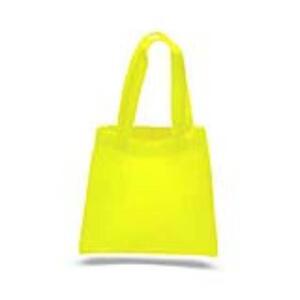 Q-Tees QTBM - Mini Tote Bag Yellow