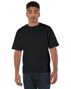 Champion T2102 - 9.3 oz./lin. yd. Heritage Jersey T-Shirt Black