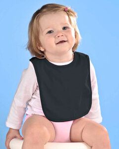 Rabbit Skins RS1005 - Infant Jersey Bib Black