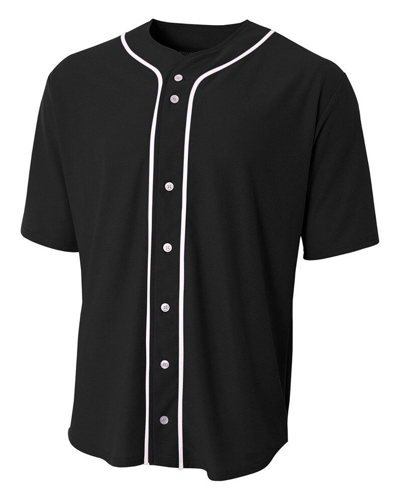 A4 A4NB4184 - Youth Full Button Baseball Top