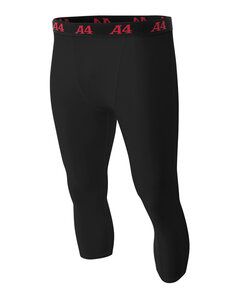 A4 A4NB6202 - Youth Compression Tight Black
