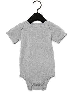 BELLA+CANVAS B134B - Baby Triblend Short Sleeve One Piece Grey Triblend