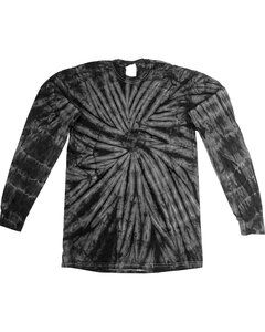 Colortone T923R - Youth Long Sleeve Spider Tee Black
