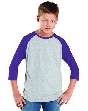 LAT LA6130 - Youth Baseball Fine Jersey Tee