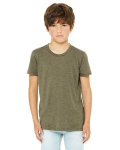 BELLA+CANVAS B3413Y - Youth Triblend Short Sleeve Tee Olive Triblend
