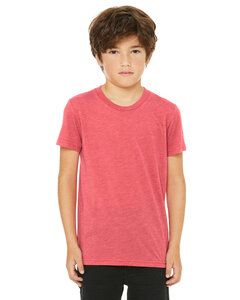 BELLA+CANVAS B3413Y - Youth Triblend Short Sleeve Tee Red Triblend