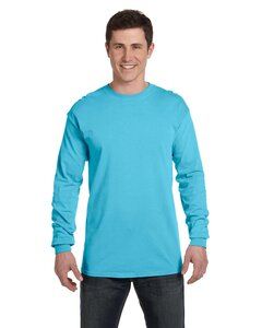 Comfort Colors CC6014 - Adult Heavyweight Ring Spun Long Sleeve Tee Lagoon Blue