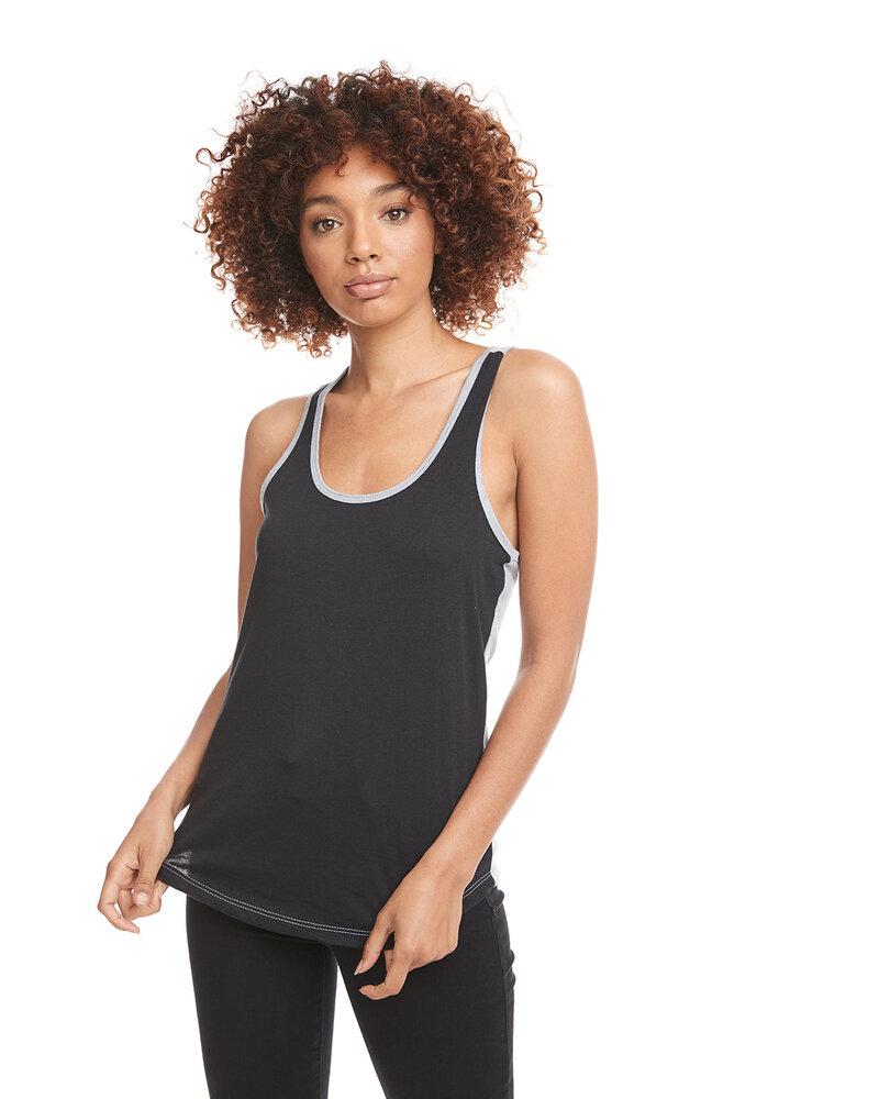 Next Level NL1534 - Women's Ideal Color Block Racerback Tank