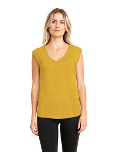 Next Level NL5040 - Women's Festival Sleeveless V-Neck Tee Antique Gold