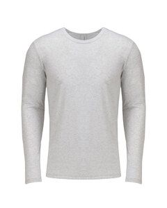 Next Level NL6071 - Men's Tri-Blend Long Sleeve Tee Heather White