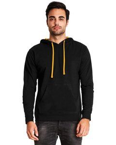 Next Level NL9301 - Unisex French Terry Pullover Hoody Black/Gold