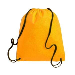 Q-Tees Q1235 - Non Woven Drawstring Backpack Gold