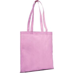 Q-Tees Q126300 - Non Woven Tote Bag Light Pink