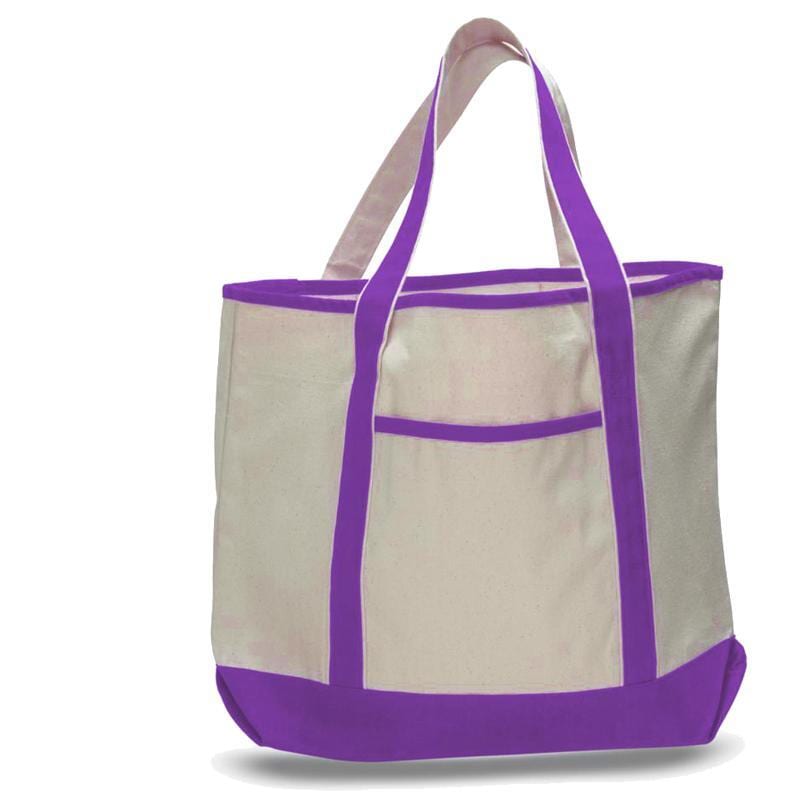 Q-Tees Q1500 - Large Canvas Deluxe Tote