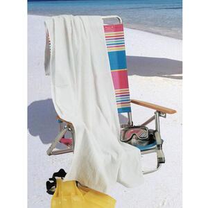 Q-Tees Q3060 - Beach Towel, Terry / Terry White